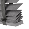 50 мм Truewood тъмно сиви релефни дървени щори