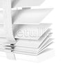 50 мм Truewood Бял релефни дървени щори