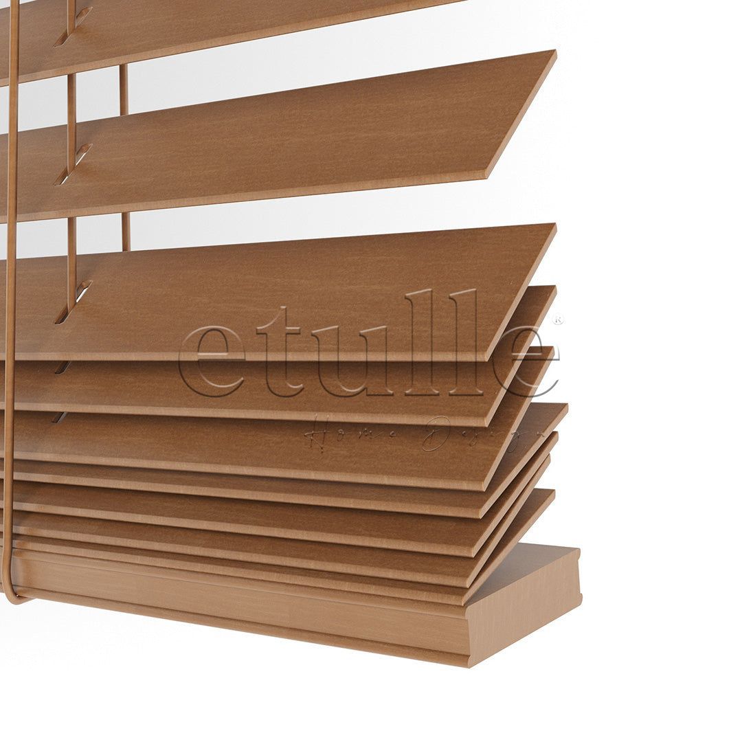 25 мм Basswood Череша дървени щори