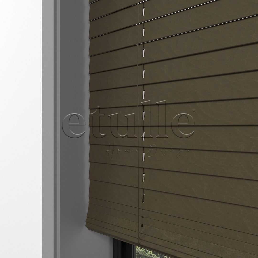 25 MM BASSWOOD Тигрово око дървени щори