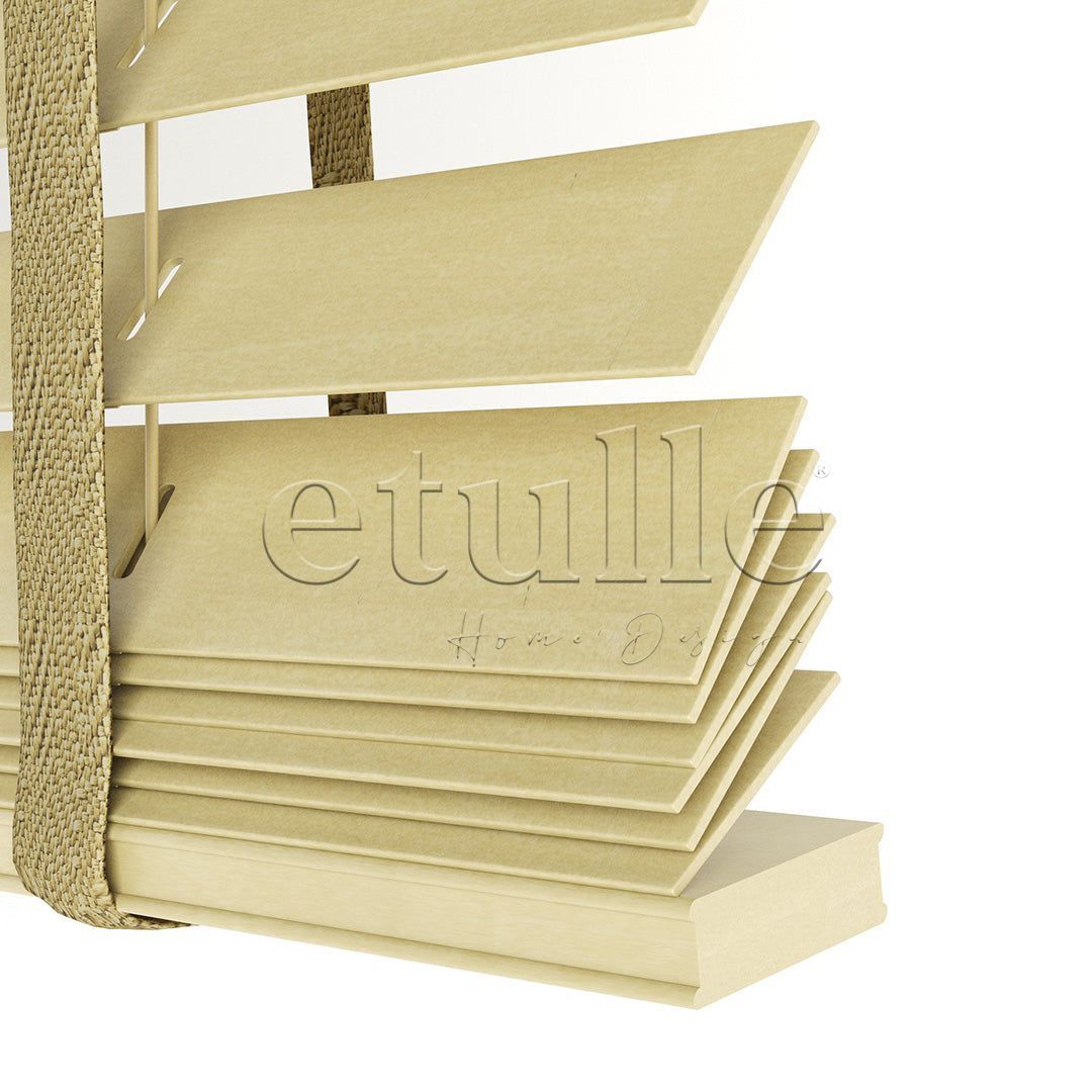 35 MM BASSWOOD натурален Дървени щори