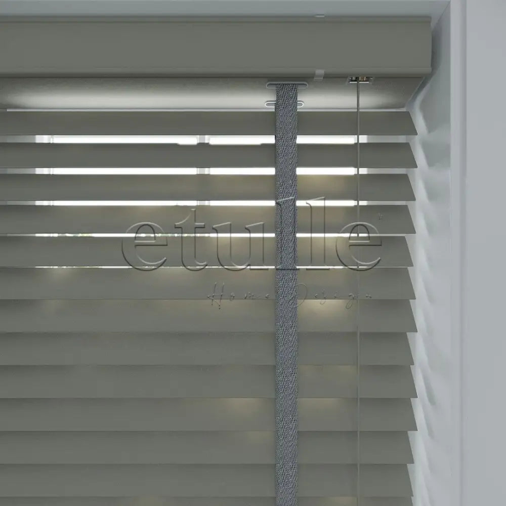 50 Mm Polywood Krem Ahşap Jaluzi