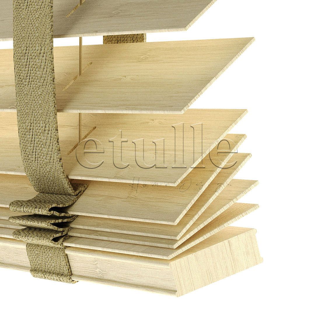 50 MM BAMBOO Светъл Дъб Дървена Щора