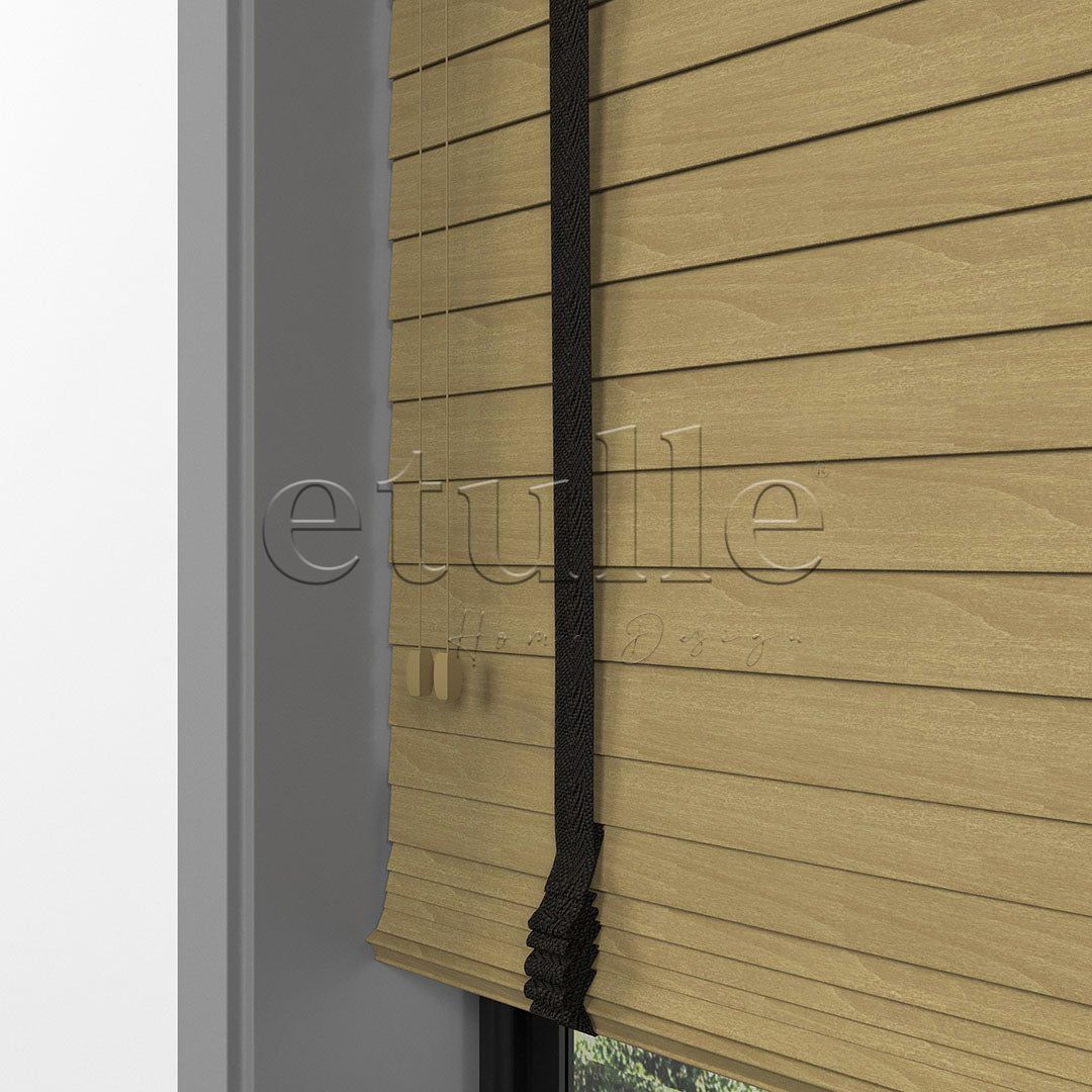 50 MM BASSWOOD Кедър дървени щори