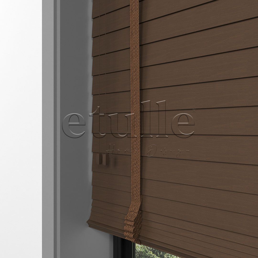 50 MM BASSWOOD Орех дървени щори