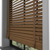 50 MM BASSWOOD Тъмен дъб дървени щори