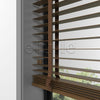 50 MM BASSWOOD Тъмен дъб дървени щори