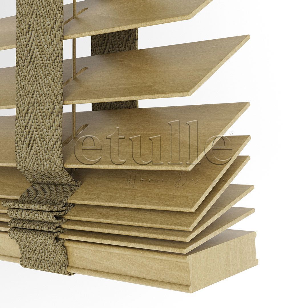 50 MM BASSWOOD Клен дървени щори