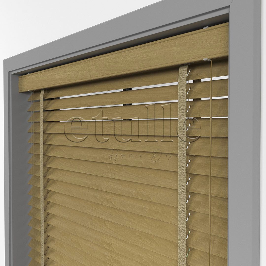 50 MM BASSWOOD Клен дървени щори