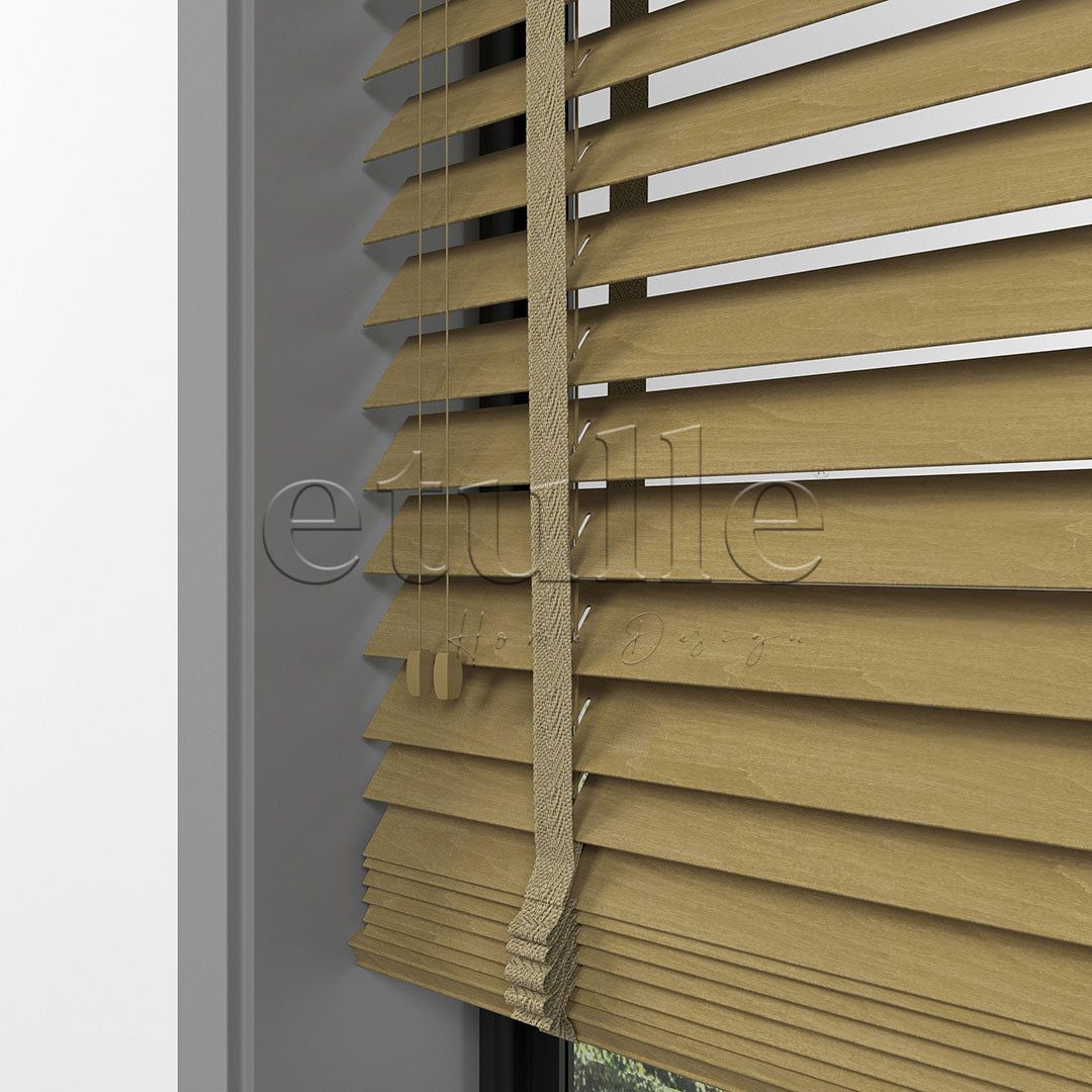 50 MM BASSWOOD Клен дървени щори