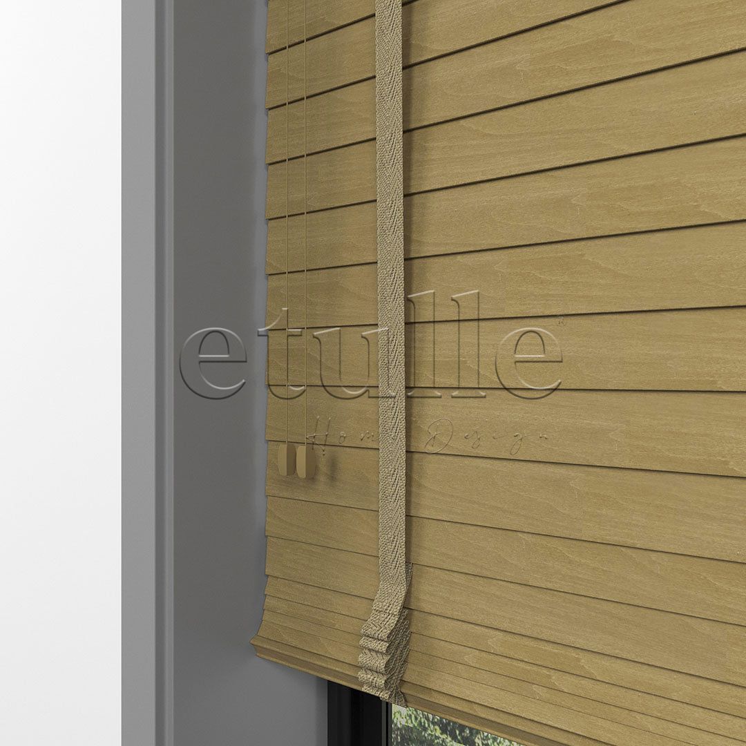 50 MM BASSWOOD Клен дървени щори