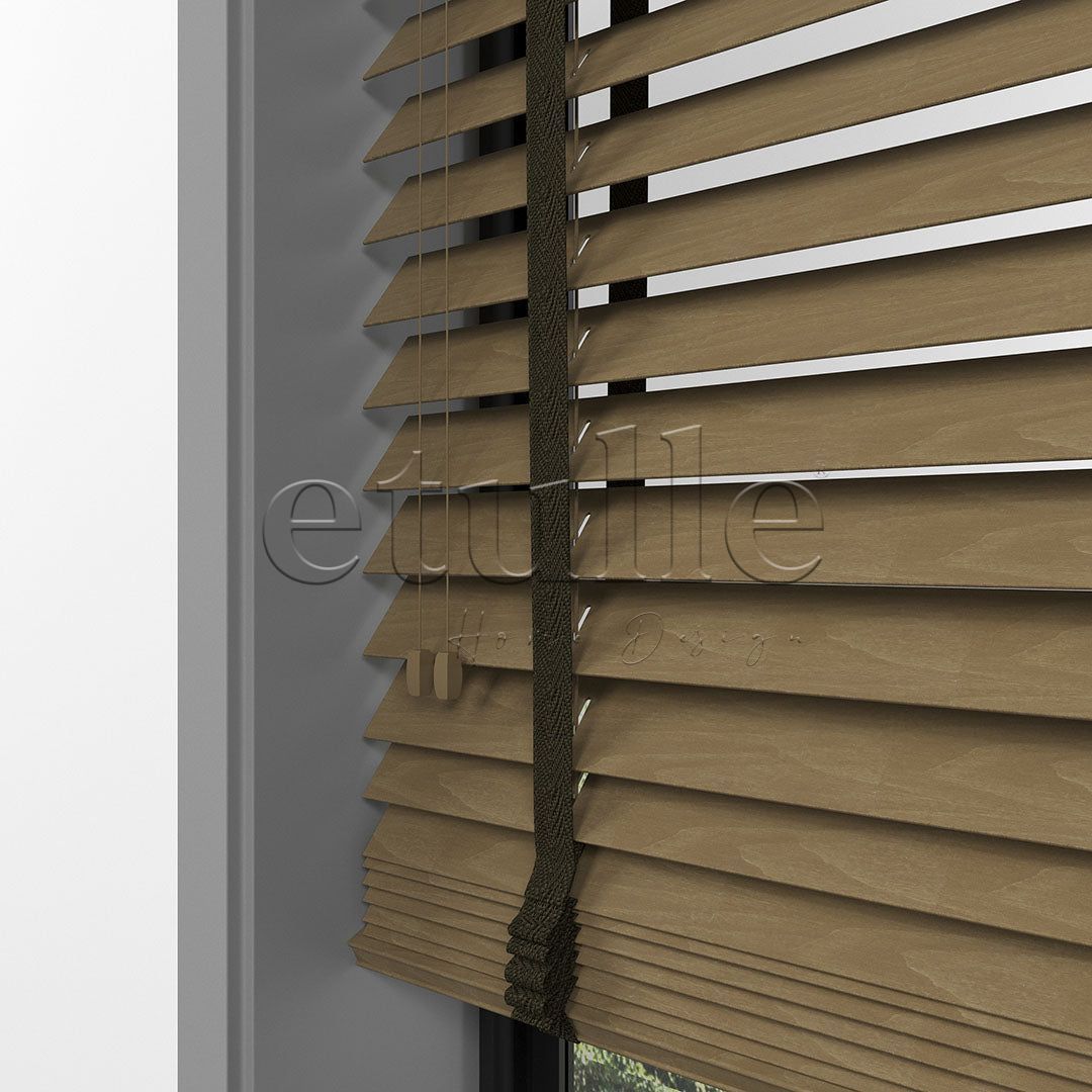 50 MM BASSWOOD Нът дървени щори