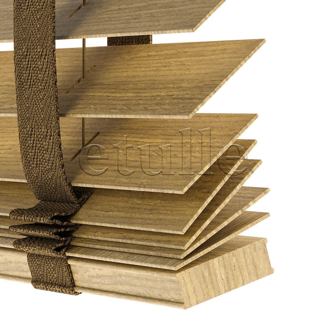 50 MM LUXURY WOOD Кехлибар Дървена Щора