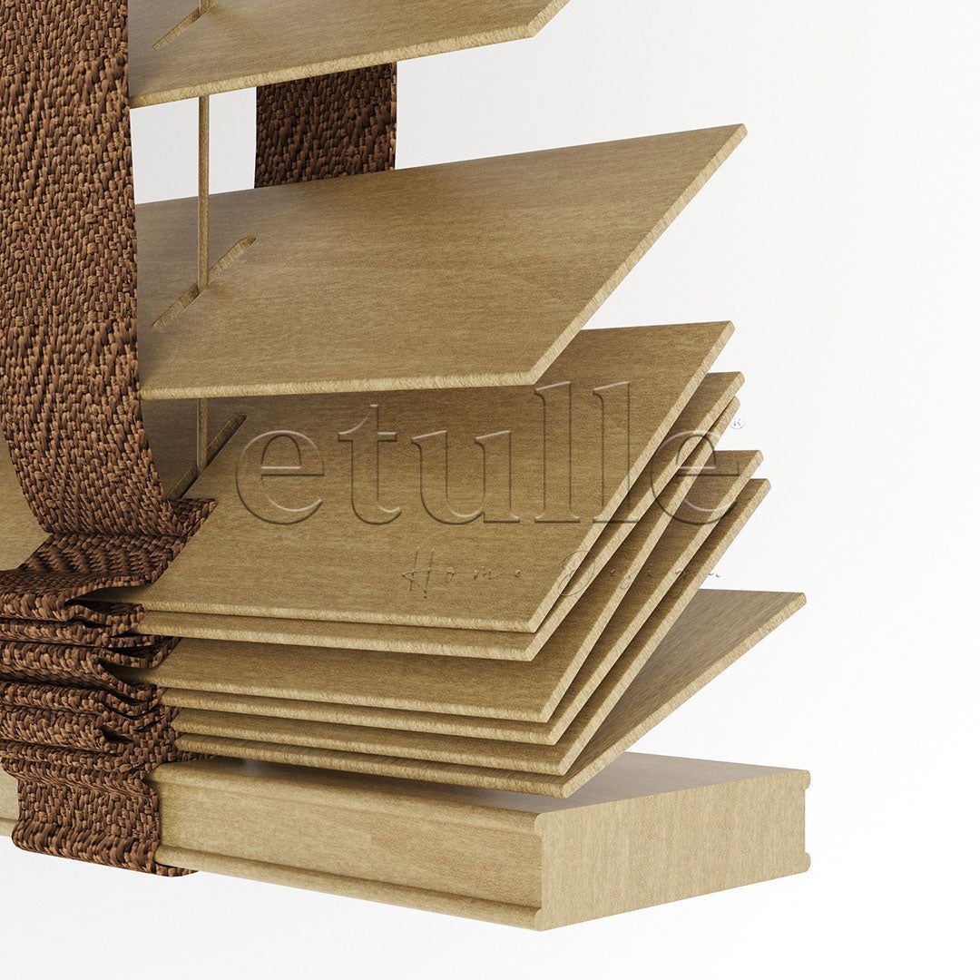 63 MM BASSWOOD Златен дъб дървени щори