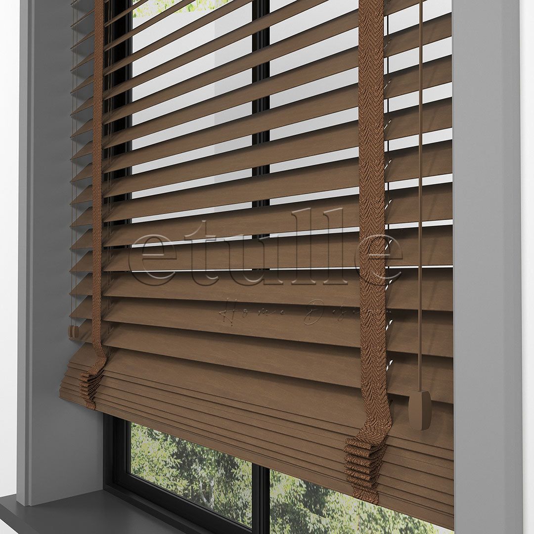 63 MM BASSWOOD Макароне дървени щори