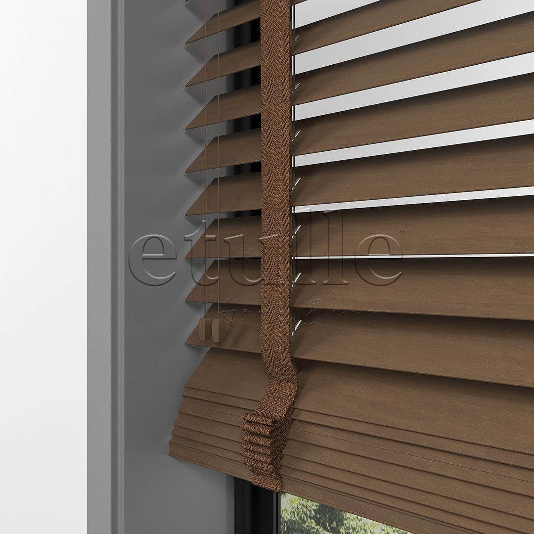 63 MM BASSWOOD Макароне дървени щори
