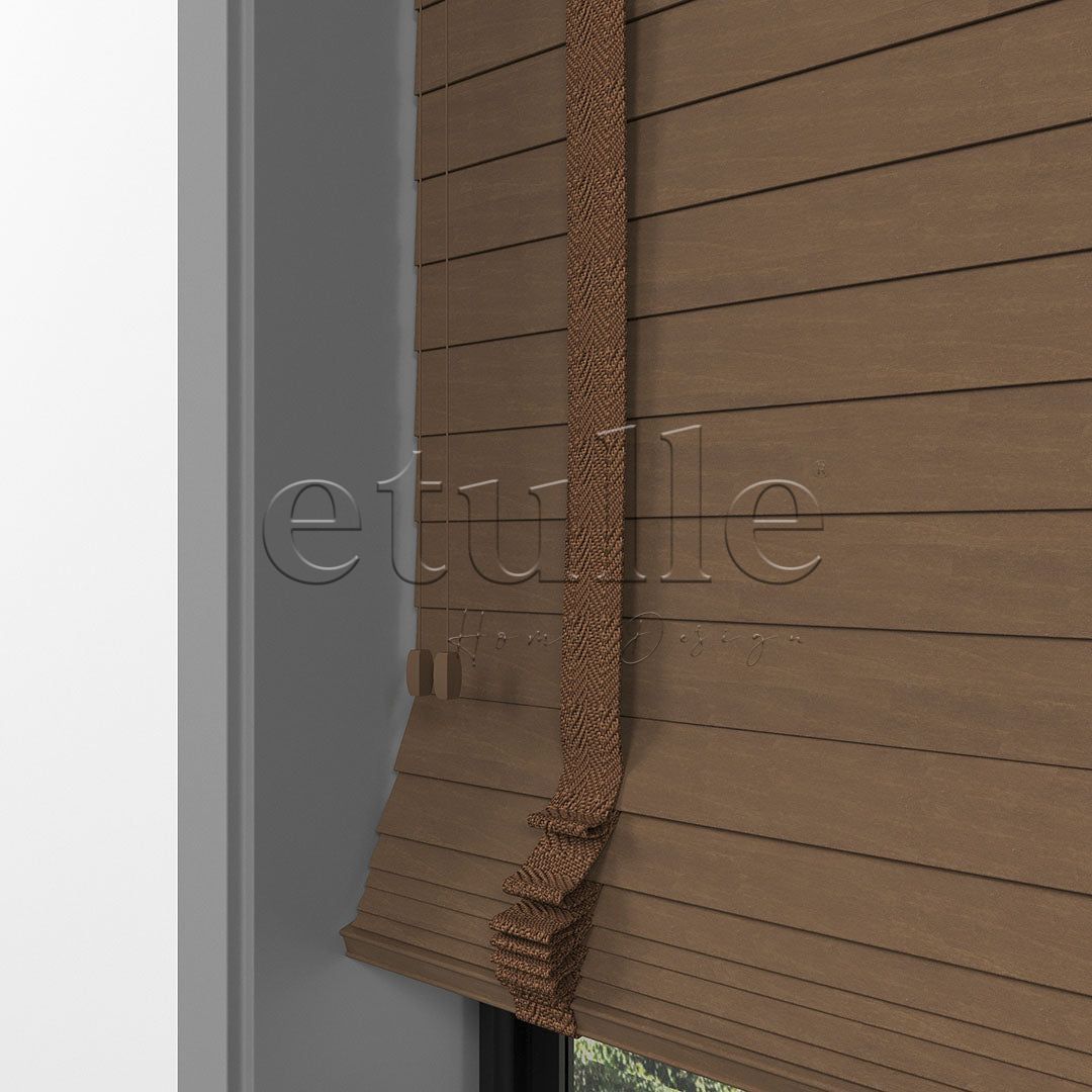 63 MM BASSWOOD Макароне дървени щори