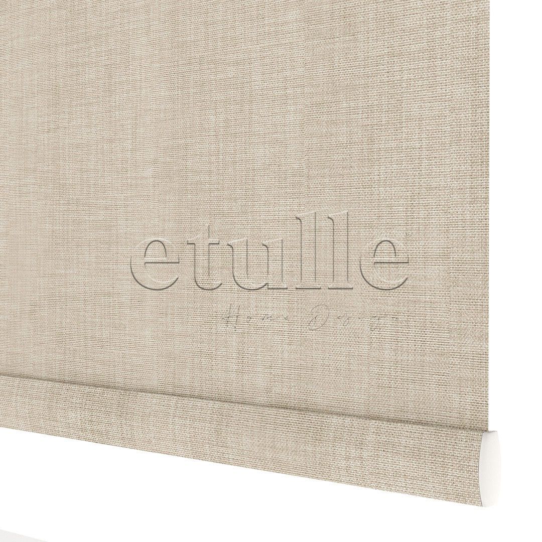Bej Blackout Keten Stor Perde | Fiorella