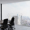 Beyaz Oval Perfore PVC Dikey Perde