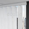 Beyaz Oval Perfore PVC Dikey Perde