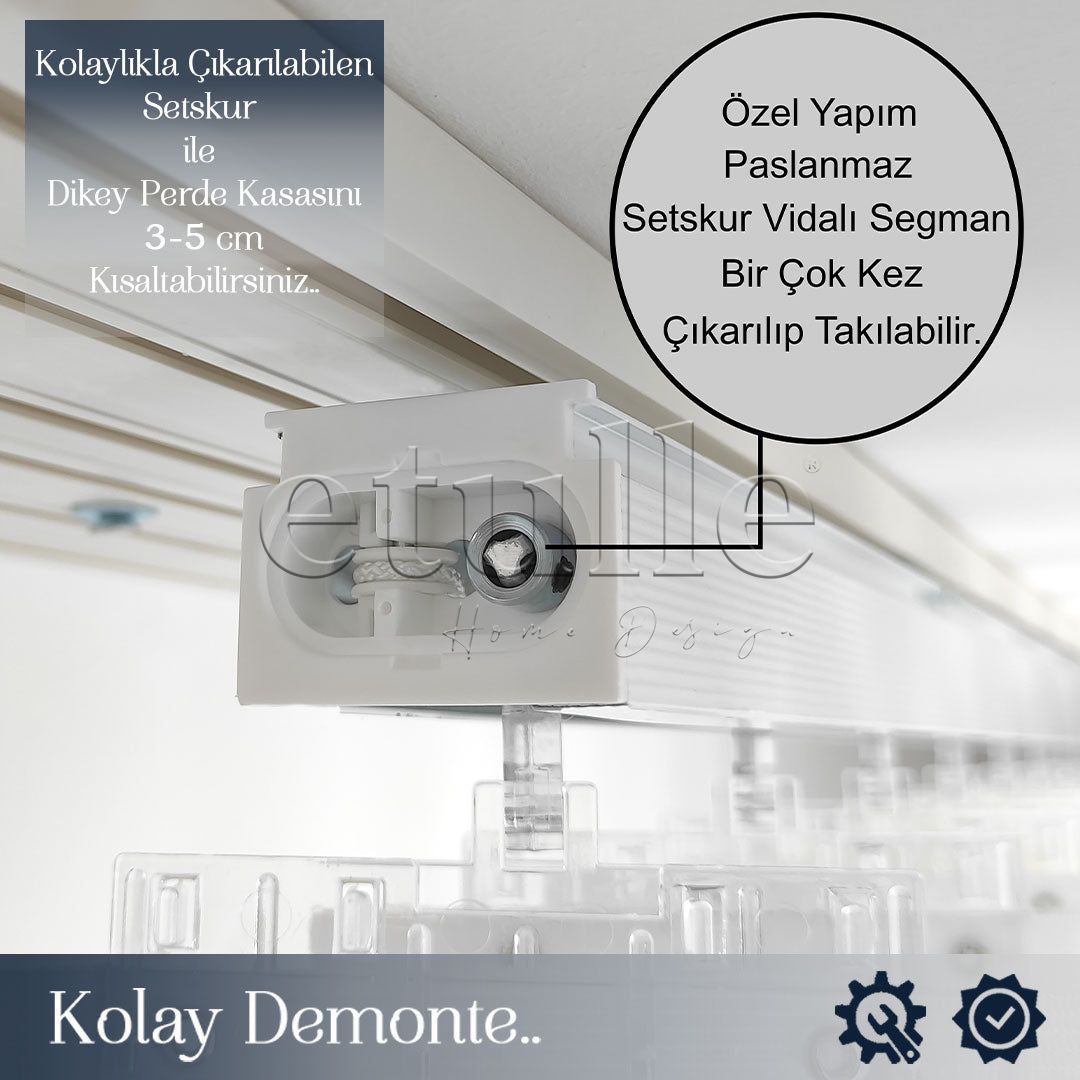 Devon King - Декоративни вертикални щори тип перде