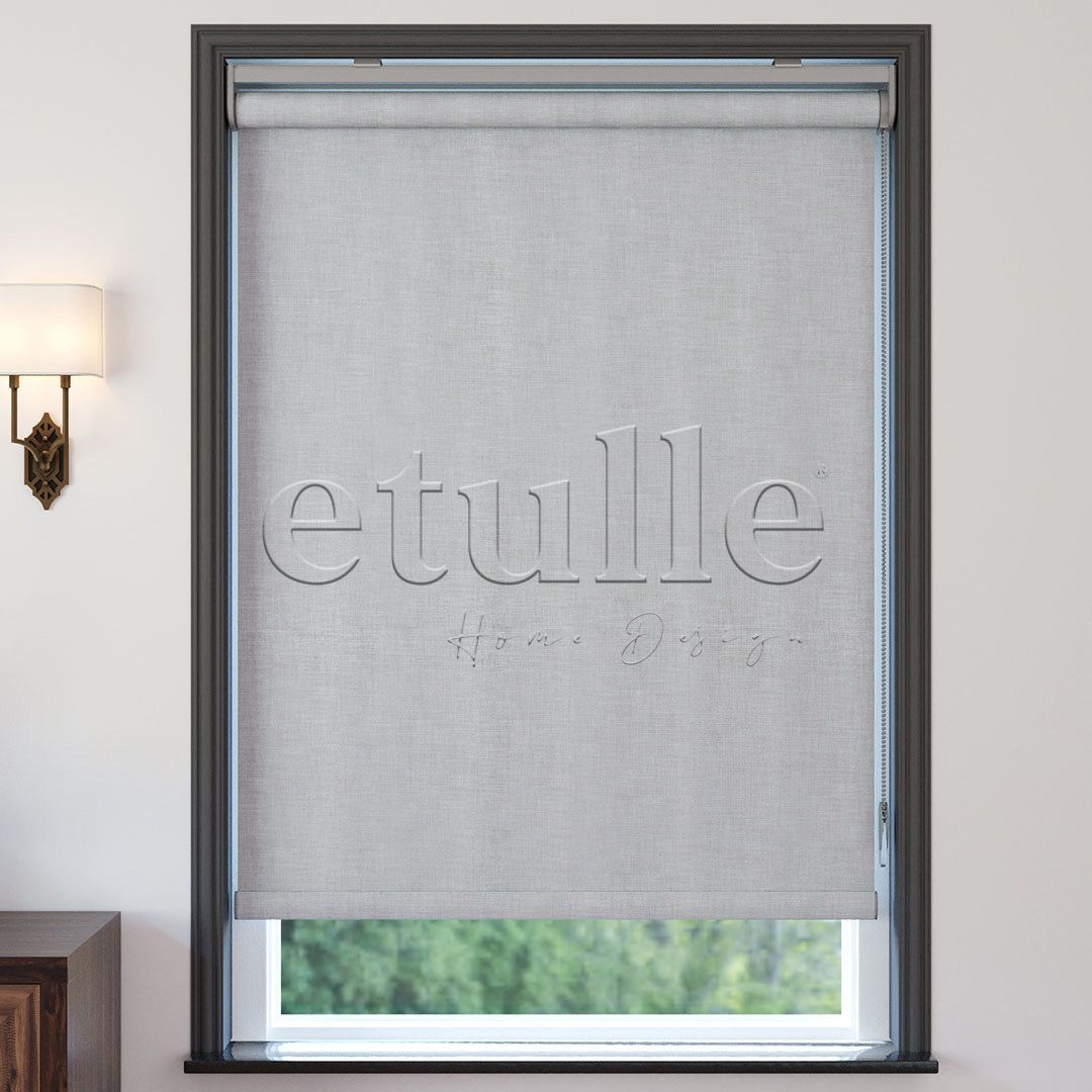 Gri Blackout Keten Stor Perde | Fiorella