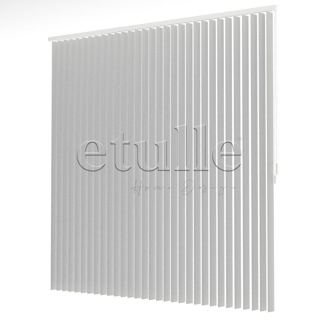 Gri Düz PVC Dikey Perde