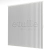 Gri Oval Düz PVC Dikey Perde