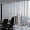 Gri Oval Perfore PVC Dikey Perde