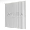 Gri Oval Perfore PVC Dikey Perde