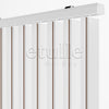 Kahverengi - Gri Çizgili PVC Dikey Perde
