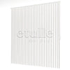 Kahverengi - Gri Çizgili PVC Dikey Perde