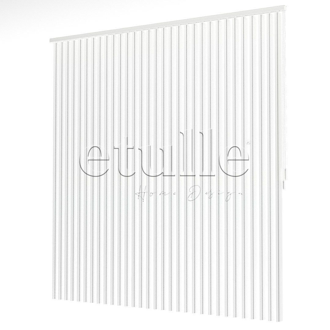 Koyu Gri - Gri Çizgili PVC Dikey Perde