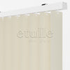 Krem Oval Düz PVC Dikey Perde