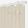Krem Oval Perfore PVC Dikey Perde