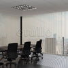 Krem Oval Perfore PVC Dikey Perde