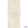Krem Oval Perfore PVC Dikey Perde
