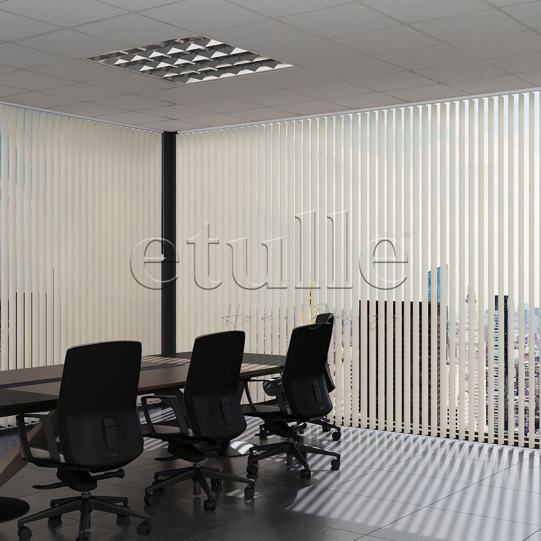 Krem Perfore PVC Dikey Perde