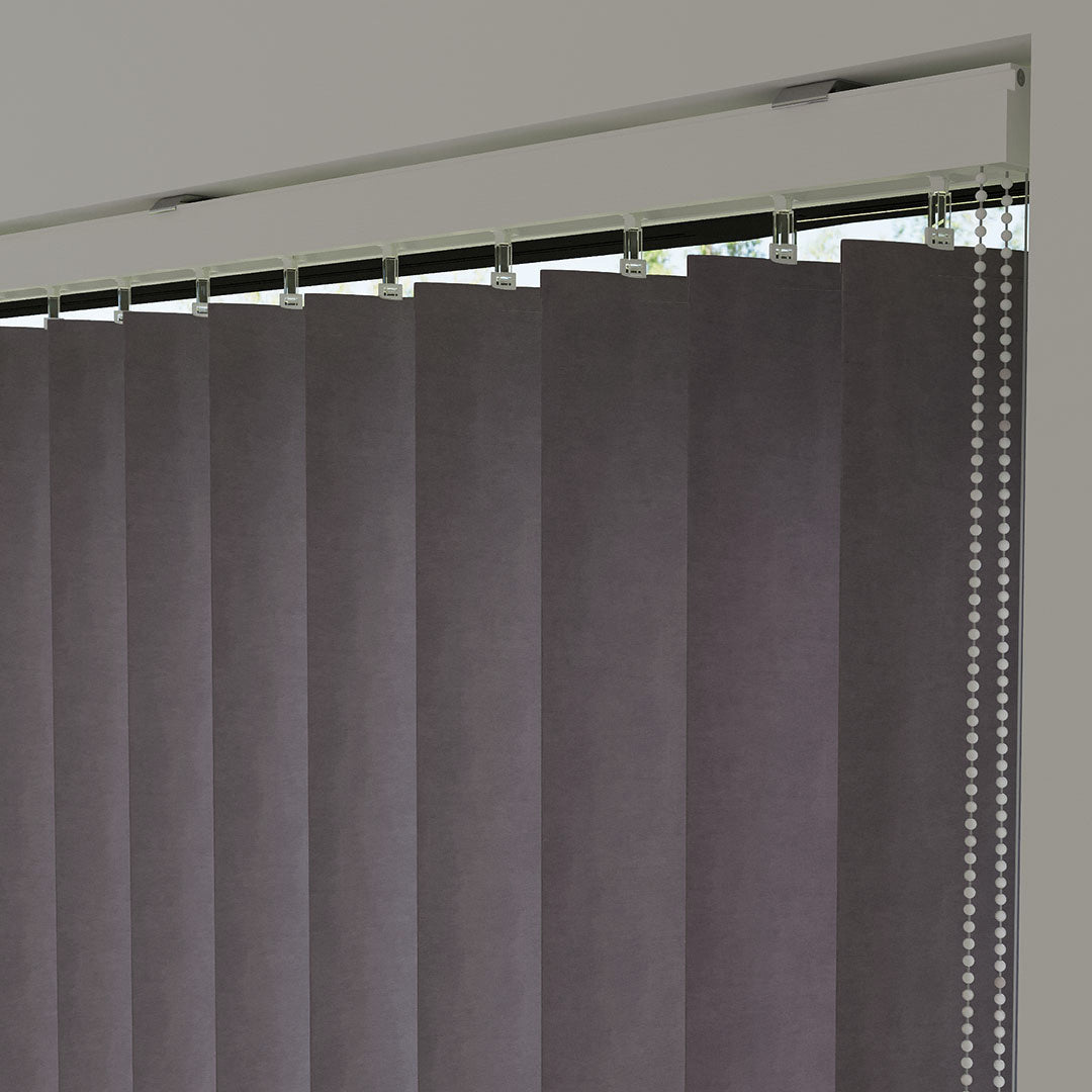 Mor Blackout Kumaş Dikey Perde | Seraphina