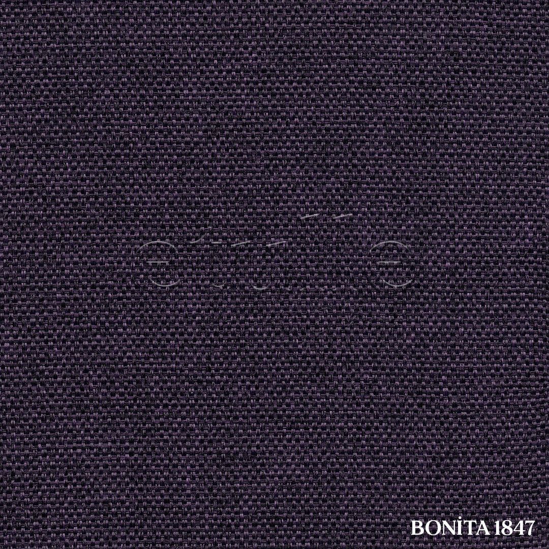 Лилава блекаут фон перде с ленен и сламен ефект | Bonita