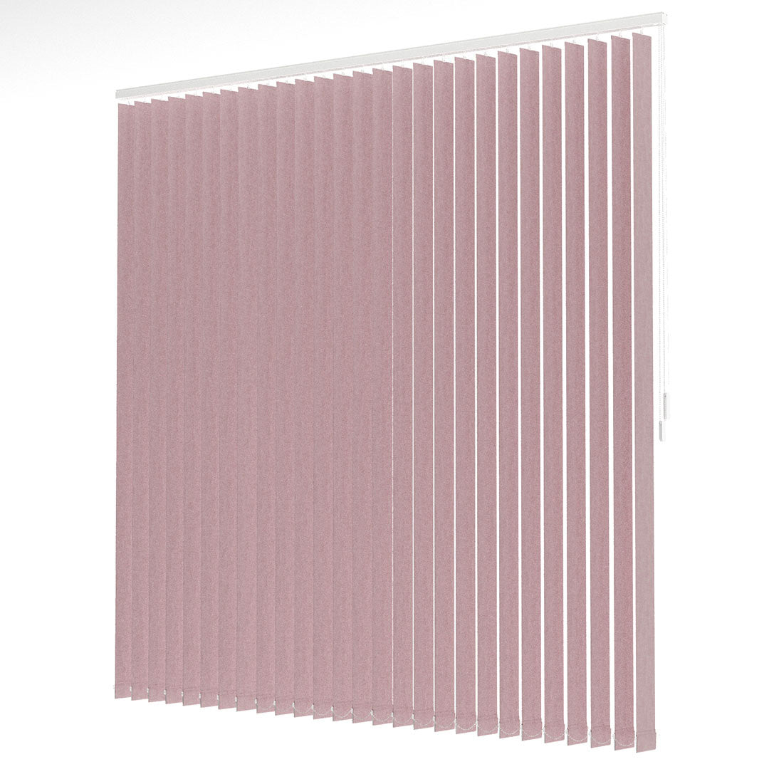 Pembe Blackout Kumaş Dikey Perde | Seraphina