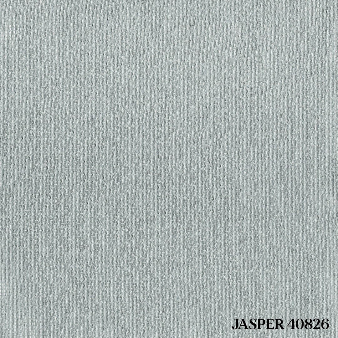 Зелено-синьо тюл перде с лъскава и гладка текстура | Jasper